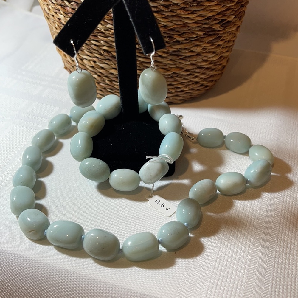 Aventurine Stone Necklace set
